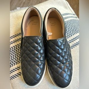 A new day black slip on shoes